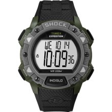 Timex Men's Expedition Shock CAT Watch, Black Resin Strap