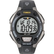Timex Men's Ironman T5E901 Black Resin Quartz Watch with Digital Dial