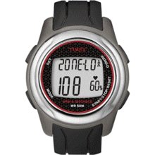 Timex Men's Ironman T5K560 Black Resin Quartz Watch with Digital Dial