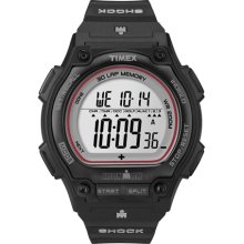 Timex Men's Ironman T5K584 Black Resin Quartz Watch with Digital Dial
