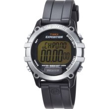 Timex Men's T49753 Expedition Rugged Digital CAT Black/Silvertone Watch