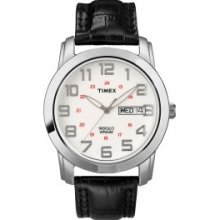 Timex T2n440 Mens Classics Black White Watch Rrp Â£44.99