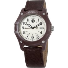 Timex T49691 Mens Expedition White Dial Brown Strap Watch Rrp Â£34.99