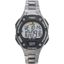 Timex T5h981 Ironman 30-lap Stainless Steel Bracelet Watch Wristwatch Fast S