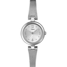 Timex Women's T2n840 Elevated Classics Everyday Dress Mesh Bracelet Watch