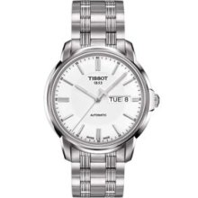 Tissot Silver Men's Automatic III Classic White Automatic Watch