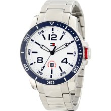 Tommy Hilfiger 1790846 Sport White Dial Stainless Steel Men's Watch