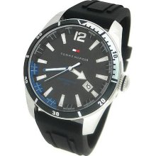TOMMY HILFIGER DATE SILICONE 50M MENS WATCH