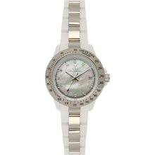 Toy Watch Heavy Metal Plasteramic Mini Silver White 28207-SL