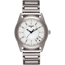 Traser Classic Translucent Silver Elastic Bracelet Watch