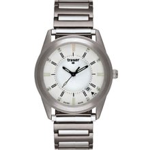 Traser T4302.24C.E3A.08 Men's Classic Translucent SS Silver Dial Watch