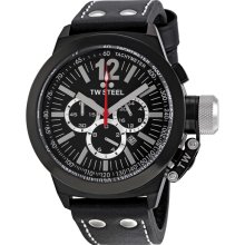 TW Steel CEO Canteen 45 MM Black Dial Chronograph Mens Watch CE1033