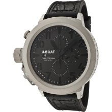 U-Boat Men's Flightdeck 7750 50 TITANIUM CA SPL-BK Gray Dial Watch U-Boat-5679