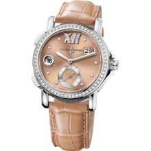 Ulysse Nardin Dual Time Ladies Steel Watch 243-22B/30-09