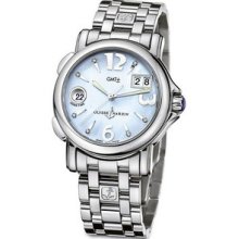 Ulysse Nardin Dual Time Ladies Steel Watch 223-22/7-693