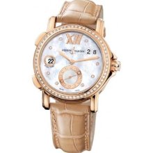 Ulysse Nardin Dual Time Ladies Rose Gold Watch 246-22B/391