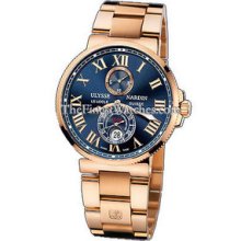 Ulysse Nardin Maxi Marine Chronometer 43mm Gold Watch 266-67-8M/43