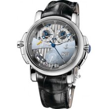 Ulysse Nardin Sonata Sillicum White Gold Watch 670-85