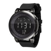 Vestal Digital Doppler Rubber Watch - Black / Brushed Black / Black
