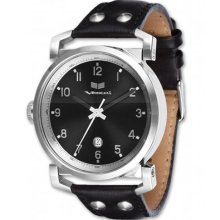 Vestal Observer Leather Watch - Men's