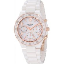 Viceroy Women's 47600-95 White Ceramic Chronograph Watch ...