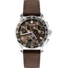 Victorinox Swiss Army 241151 Chrono Classic Brown Chronograph Watch