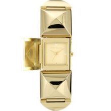 Vince Camuto Pyramid Stud Bangle Watch - Gold