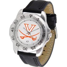 Virginia Cavaliers UVA Mens Leather Sports Watch