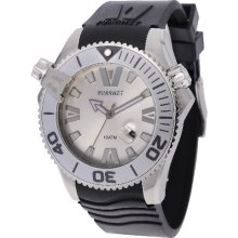 Vuarnet Mens H2O Gent Stainless Watch - Silver Bracelet - White Dial - VUAV30.001