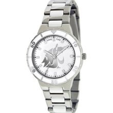 Washington State Cougars Wsu Pearl Ladies Watch - Alloy Case/white Bezel - Beads