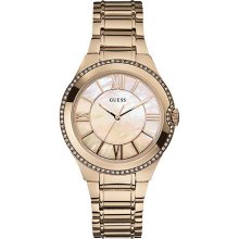 Watch Guess Moonbeam W15077l1 WomenÂ´s Mother Of Pearl