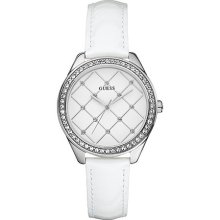 Watch Guess Netted W60005l1 Women´s White