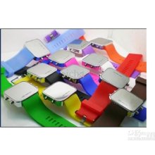 Watch Led Mirror Watch Sport Jelly Watches Silicone Led Digital Watc