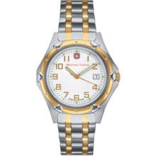 Wenger Mens Stand Issue 2-Tone Bracelet Watch