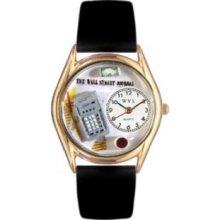 Whimsical Watches Women's C0620003 Classic Gold Accountant Black