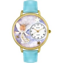 Whimsical Watches Women's G-0710005 Angel Light Blue Leather
