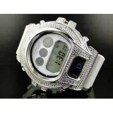 White D-shock Resistant By King Master 12 Diamond Watch