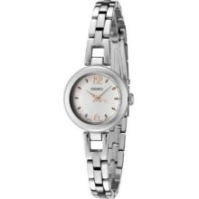 Women's Stainless Steel Dress Quartz Rose Two Tone Dial