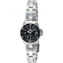 Women's Stainless Steel Pro Diver Black Dial Quartz