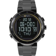 Xny Watch, Mens Digital Urban Expedition Black Ion-Finish Stainless St