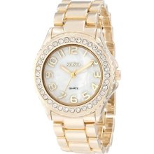Xoxo Watch Women's Watch Xo5561 Rhinestone Accent Dial Gold Tone Bracelet Watch