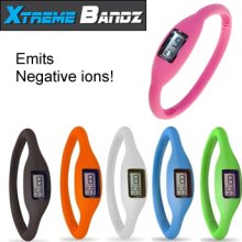 Xtreme Bandz(tm) Lightweight Negative Ion Watch