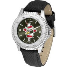 Youngstown State Penguins YSU Mens Leather Anochrome Watch