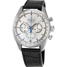 Zenith El Primero Silver Chronograph Dial Mens Watch 03204040001C496