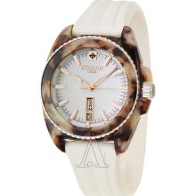 Zodiac Women's 'racer' Tortoise, Steel And Rubber Quartz Watch